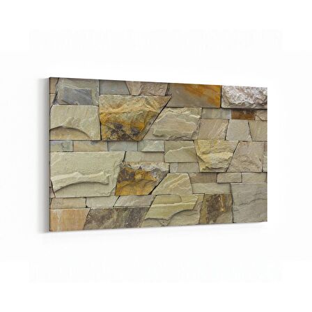 Olla 17469Y Taş / Tuğla Görseli Yatay Kanvas Tablo (Ölçü: 150X100)