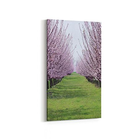 Olla 13453DD Doğa / Manzara Görseli Dikey Dar Kanvas Tablo (Ölçü: 40X80)