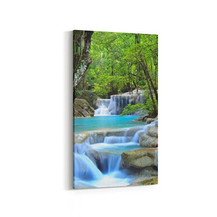 Olla 14557DD Doğa / Manzara Görseli Dikey Dar Kanvas Tablo (Ölçü: 30X60)