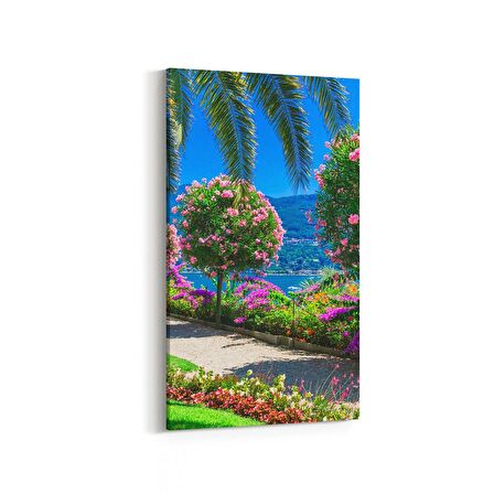 Olla 13443DD Doğa / Manzara Görseli Dikey Dar Kanvas Tablo (Ölçü: 40X80)