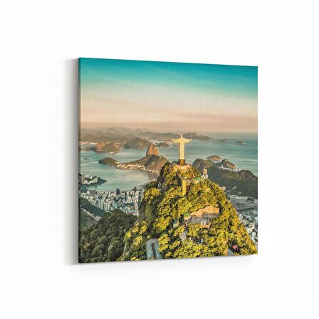 Olla 18608K Yapı Görseli Kare Kanvas Tablo (Ölçü: 30X30)