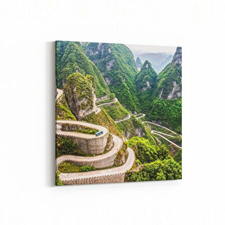 Olla 14321K Doğa / Manzara Görseli Kare Kanvas Tablo (Ölçü: 25X25)