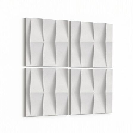 Olla 14934K4 Geometrik Desen Görseli Kare 4'lü Kanvas Tablo (Ölçü: 65X65)