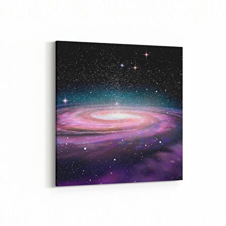 Olla 17652K Uzay Görseli Kare Kanvas Tablo (Ölçü: 30X30)