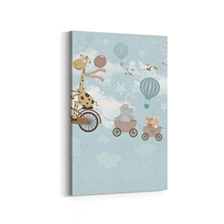 Olla 12755D Çocuk Odası Görseli Dikey Kanvas Tablo (Ölçü: 80X120)