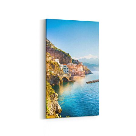 Olla 14415DD Doğa / Manzara Görseli Dikey Dar Kanvas Tablo (Ölçü: 40X80)