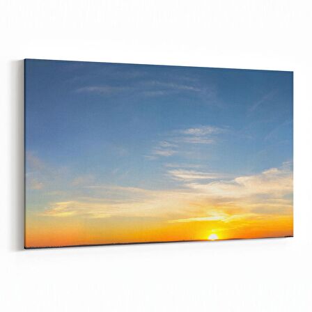 Olla 16065Y Günbatımı Görseli Yatay Kanvas Tablo (Ölçü: 150X100)