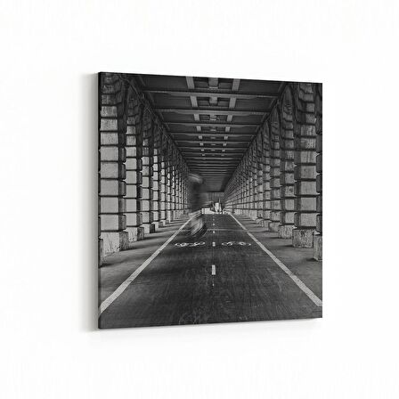 Olla 18938K4 Yapı Görseli Kare 4'lü Kanvas Tablo (Ölçü: 65X65)