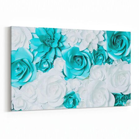 Olla 11585Y Çiçek Görseli Yatay Kanvas Tablo (Ölçü: 45X30)
