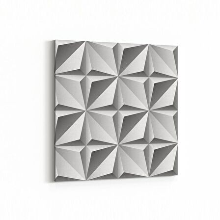 Olla 14909K Geometrik Desen Görseli Kare Kanvas Tablo (Ölçü: 25X25)