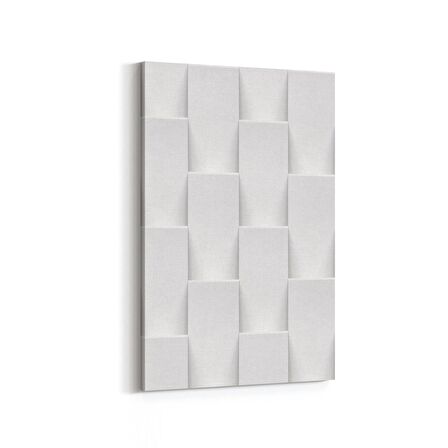 Olla 14941D Geometrik Desen Görseli Dikey Kanvas Tablo (Ölçü: 20X30)