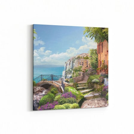 Olla 18145K4 Yapı Görseli Kare 4'lü Kanvas Tablo (Ölçü: 125X125)