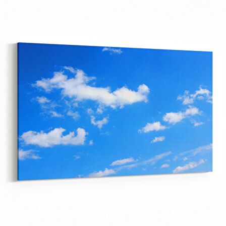 Olla 15781Y Gökyüzü Bulut Görseli  Yatay Kanvas Tablo (Ölçü: 150X100)