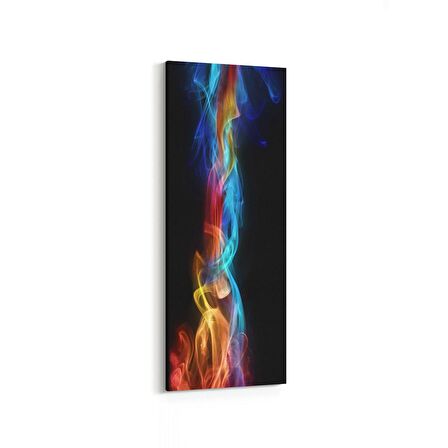 Olla 10346DI Abstract Görsel Dikey İnce Kanvas Tablo (Ölçü: 40X120)