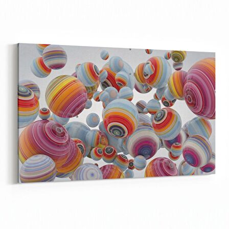 Olla 10392Y Abstract Görsel Yatay Kanvas Tablo (Ölçü: 90X60)