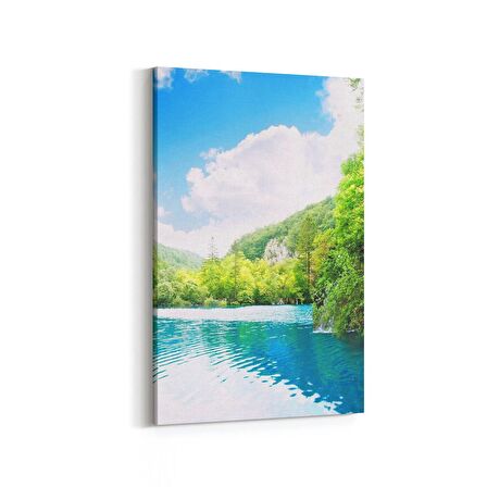 Olla 13376D Doğa / Manzara Görseli Dikey Kanvas Tablo (Ölçü: 100X150)