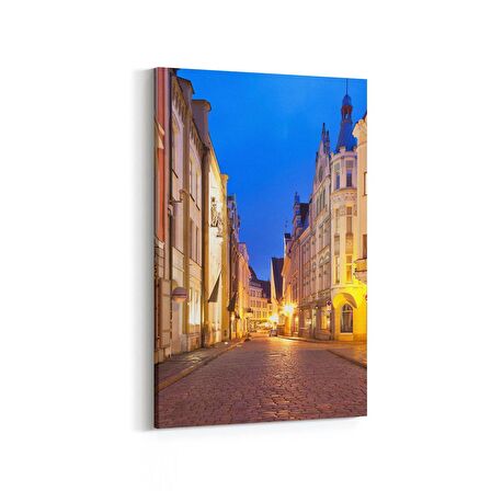 Olla 18994D Yapı Görseli Dikey Kanvas Tablo (Ölçü: 60X90)