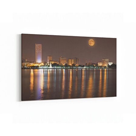 Olla 17990Y Yapı Görseli Yatay Kanvas Tablo (Ölçü: 120X80)