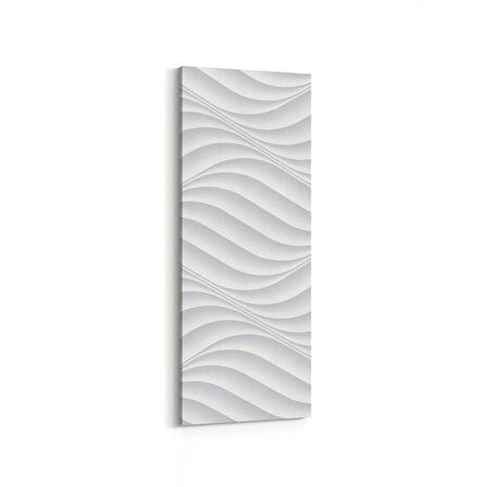 Olla 14939DI Geometrik Desen Görseli Dikey İnce Kanvas Tablo (Ölçü: 40X120)