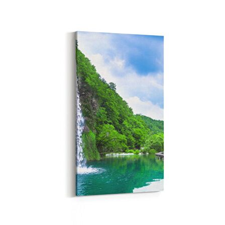 Olla 13871DD Doğa / Manzara Görseli Dikey Dar Kanvas Tablo (Ölçü: 60X120)