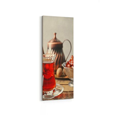 Olla 15230DI Gıda Görseli Dikey İnce Kanvas Tablo (Ölçü: 40X120)