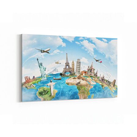 Olla 18255Y Yapı Görseli Yatay Kanvas Tablo (Ölçü: 45X30)