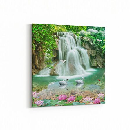Olla 13328K Doğa / Manzara Görseli Kare Kanvas Tablo (Ölçü: 30X30)
