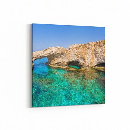 Olla 13463K Doğa / Manzara Görseli Kare Kanvas Tablo (Ölçü: 25X25)