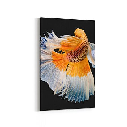 Olla 12616D Hayvanlar Alemi Görseli Dikey Kanvas Tablo (Ölçü: 40X60)