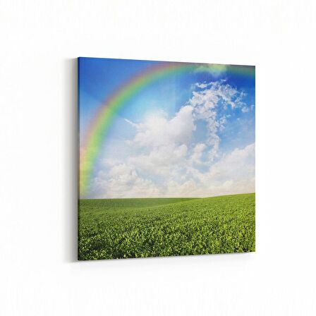 Olla 14605K Doğa / Manzara Görseli Kare Kanvas Tablo (Ölçü: 30X30)