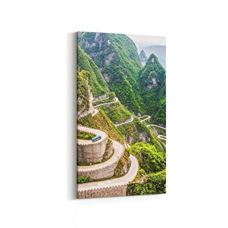 Olla 14321DD Doğa / Manzara Görseli Dikey Dar Kanvas Tablo (Ölçü: 30X60)