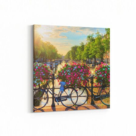 Olla 18765K Yapı Görseli Kare Kanvas Tablo (Ölçü: 30X30)