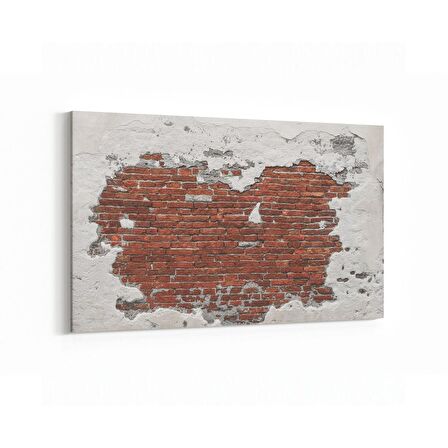 Olla 17379Y Taş / Tuğla Görseli Yatay Kanvas Tablo (Ölçü: 70X50)