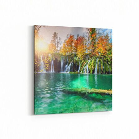 Olla 14388K Doğa / Manzara Görseli Kare Kanvas Tablo (Ölçü: 25X25)