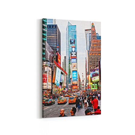 Olla 19015D Yapı Görseli Dikey Kanvas Tablo (Ölçü: 80X120)