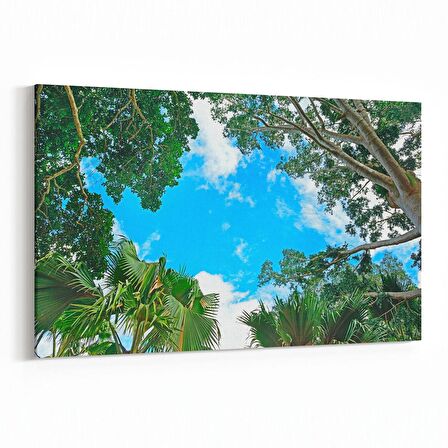 Olla 10857Y Ağaç Görseli Yatay Kanvas Tablo (Ölçü: 90X60)