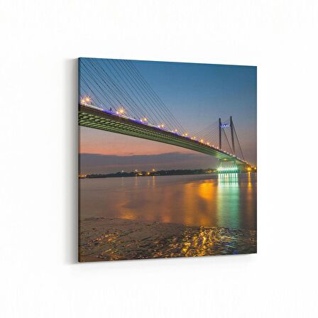 Olla 18659K Yapı Görseli Kare Kanvas Tablo (Ölçü: 25X25)