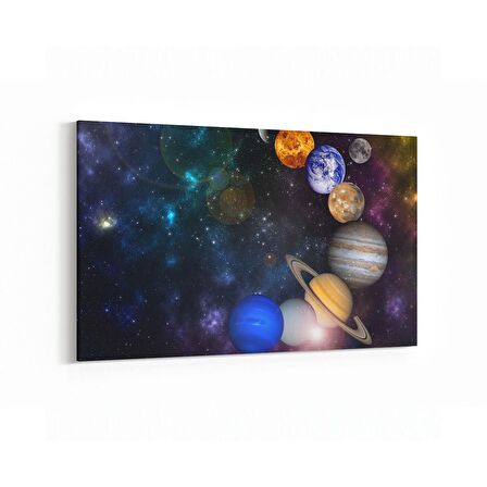 Olla 17611Y Uzay Görseli Yatay Kanvas Tablo (Ölçü: 90X60)