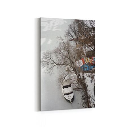 Olla 18276D Yapı Görseli Dikey Kanvas Tablo (Ölçü: 20X30)