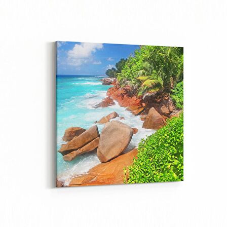 Olla 14229K Doğa / Manzara Görseli Kare Kanvas Tablo (Ölçü: 30X30)