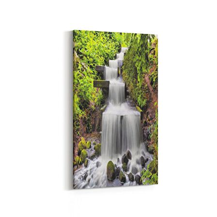 Olla 13650DD Doğa / Manzara Görseli Dikey Dar Kanvas Tablo (Ölçü: 60X120)
