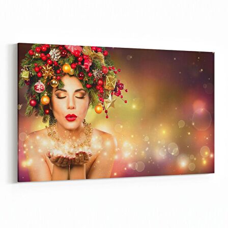 Olla 16899Y Model / Manken Görseli Yatay Kanvas Tablo (Ölçü: 70X50)