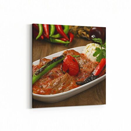Olla 15058K Gıda Görseli Kare Kanvas Tablo (Ölçü: 25X25)