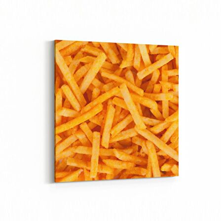 Olla 15081K Gıda Görseli Kare Kanvas Tablo (Ölçü: 25X25)