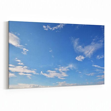 Olla 15664Y Gökyüzü Bulut Görseli  Yatay Kanvas Tablo (Ölçü: 70X50)