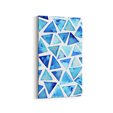 Olla 10357DD Abstract Görsel Dikey Dar Kanvas Tablo (Ölçü: 30X60)