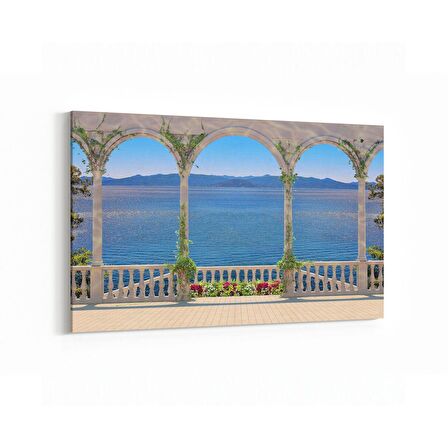 Olla 18182Y Yapı Görseli Yatay Kanvas Tablo (Ölçü: 120X80)