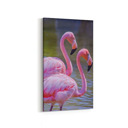 Olla 12482DD Hayvanlar Alemi Görseli Dikey Dar Kanvas Tablo (Ölçü: 40X80)