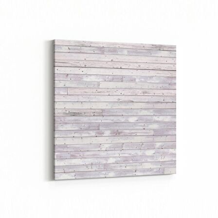 Olla 11976K Ahşap Desen Görseli Kare Kanvas Tablo (Ölçü: 30X30)