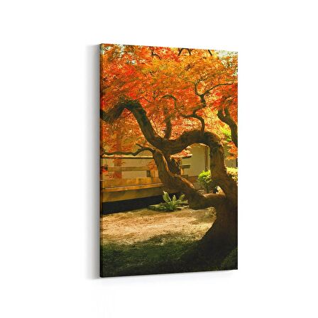 Olla 14588D Doğa / Manzara Görseli Dikey Kanvas Tablo (Ölçü: 100X150)